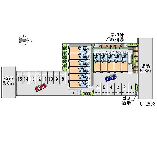 ★手数料０円★大阪市東住吉区住道矢田　月極駐車場（LP）